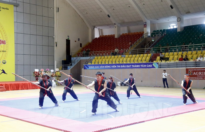 Hơn 160 võ sinh tham gia Liên hoan võ thuật cổ truyền tỉnh Hải Dương mở rộng lần thứ nhất